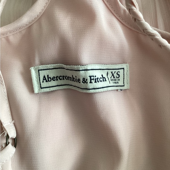 💗 Abercrombie chiffon pleated mini dress XS EUC - Picture 9 of 9